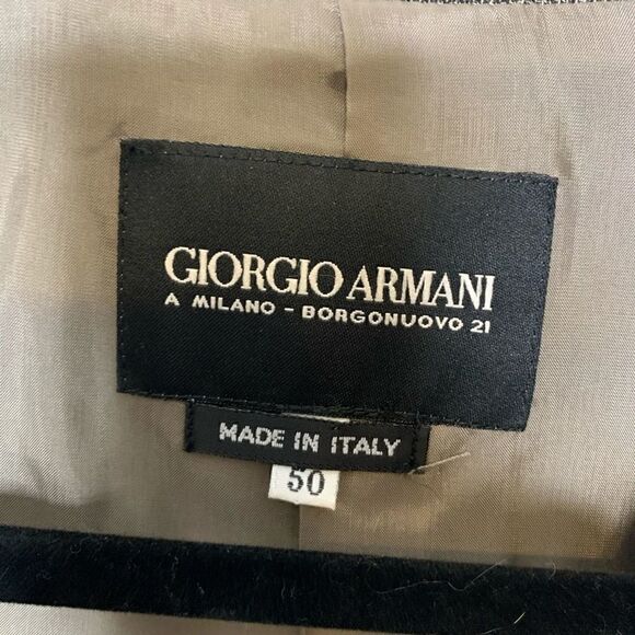 giorgio Armani Borgo 21 Black Label Wool Blazer - Picture 3 of 6